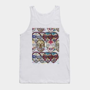 African Masks V3 Tank Top